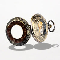 Montre Gousset Bois Vintage Mécanique