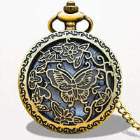 Montre Gousset Bronze Papillon