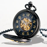 Montre Gousset Homme Acier Steampunk