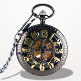 Montre Gousset Homme Acier Steampunk