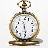 Montre Gousset Homme Acier Steampunk Rouage