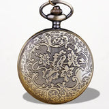 Montre Gousset Homme Acier Steampunk Rouage