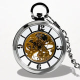 Montre Gousset Homme Moderne Squelette