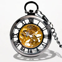 Montre Gousset Homme Squelette