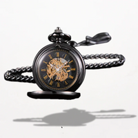 Montre Gousset Mécanique Cadran Noir