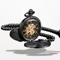 Montre Gousset Mécanique Cadran Noir