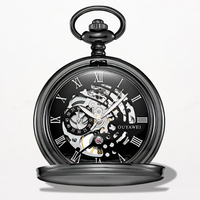 Montre Gousset Mécanique Cadran Noir