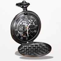 Montre Gousset Mécanique Cadran Noir