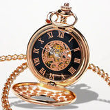 Montre Gousset Mécanique Chiffre Romain Or Rose