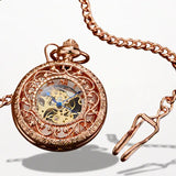 Montre Gousset Mécanique Femme or Rose