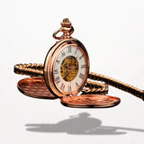 Montre Gousset Mécanique Rose