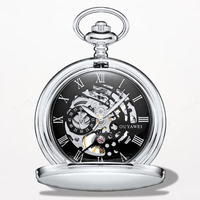 Montre Gousset Mécanique Squelette