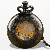 Montre Gousset Roi Soleil Noir