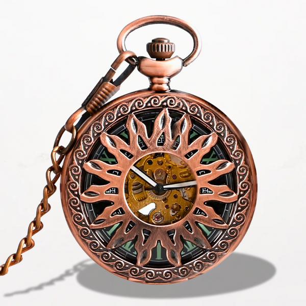 Montre Gousset Roi Soleil Or Rose