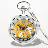 Montre Gousset Squelette Argent