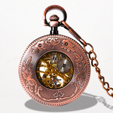 Montre Gousset Steampunk Moderne Or Rose