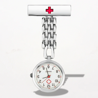 Montre Infirmière Croix Rouge Argent