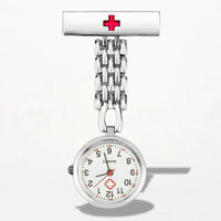 Montre Infirmière Croix Rouge Argent