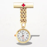 Montre Infirmière Croix Rouge Dorée