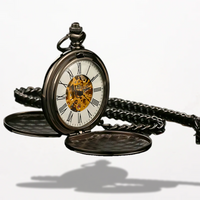 Montre Mécanique à Gousset Noire