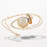 Montre Pendentif Argent Femme Fleur