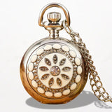 Montre Pendentif Argent Femme Fleur