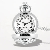 Montre Pendentif Femme Fleur Blanche