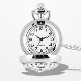 Montre Pendentif Femme Fleur Blanche