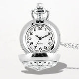 Montre Pendentif Femme Fleur Blanche