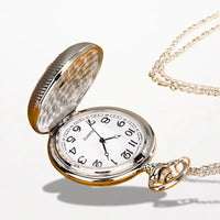 Montre Pendentif Femme Fleur Bleue