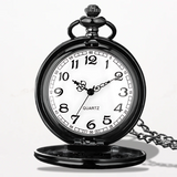 Montre Pendentif Femme Quartz Noir