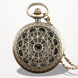 Montre Pendentif Femme Quartz Noir
