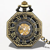 Montre Steampunk Gousset Octogonale