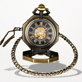 Montre Steampunk Gousset Octogonale