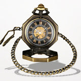 Montre Steampunk Gousset Octogonale