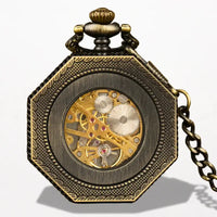 Montre Steampunk Gousset Octogonale