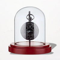 Présentoir Montre à Gousset en Verre